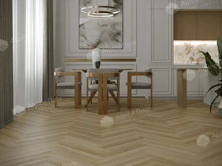 Кварцвиниловая плитка Alpine Floor Parquet LVT ECO-16-28 Дуб Поллукс толщина 0.25 см 43 класс 590х118