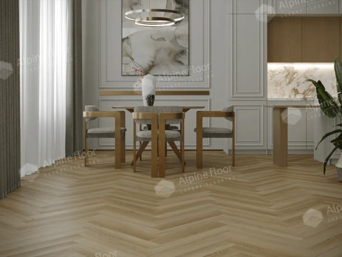 Кварцвиниловая плитка Alpine Floor Parquet LVT ECO-16-28 Дуб Поллукс толщина 0.25 см 43 класс 590х118 - фото 2