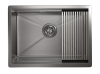 Кухонная мойка Granula Kitchen Space 6045U, СТАЛЬ САТИН 60х45 цвет нержавеющая сталь поверхность матовая