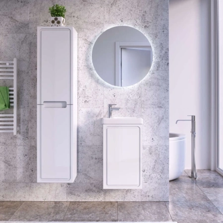 Тумба TA-MBO-40PR-blanco 40x22x65 + Раковина P-UM-COM40/1 Taliente