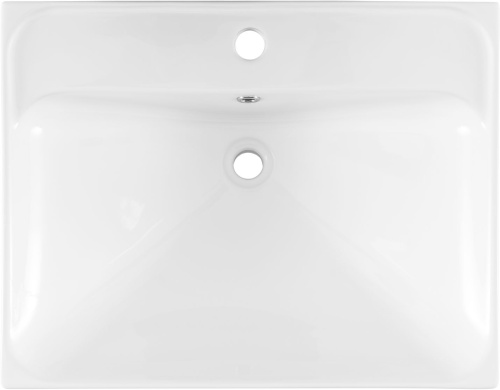 Раковина Aquanet Flash 00333266 полувстраиваемая цвет белый - фото 4