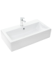 Раковина из сантехнического фаянса WeltWasser WW SK 10000003922 40 см накладная цвет белый 1 отверстие под смеситель