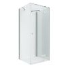 Душевой уголок New Trendy REFLEXA Chrome EXK-5234 120х110 стекло прозрачное профиль хром без поддона