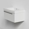 Тумба с раковиной La Fenice ELBA NFNC-01-ELB-B-80-3-80 80х50 подвесная цвет белый