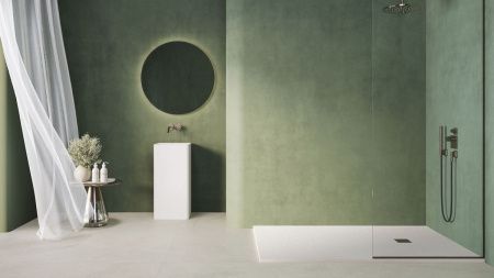 Раковина из искусственного камня Zenon Ember 4000.000.000.000.42153 40х40 напольная цвет белый