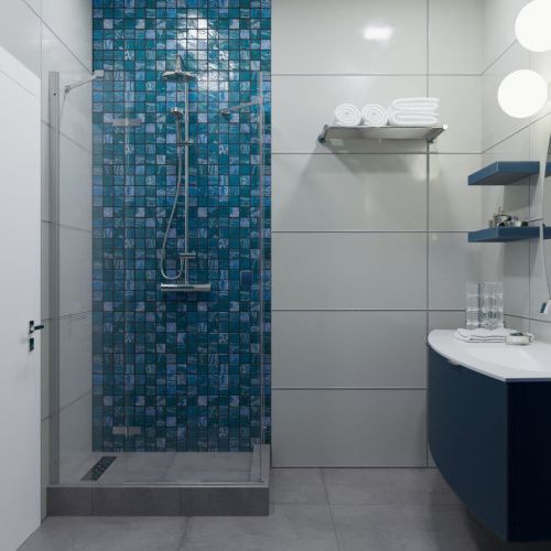 Душевой уголок Тритон Брава-Хром Щ0000054195 120х80 стекло прозрачное профиль хром без поддона - фото 2