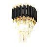 Светильник настенный Lumina Deco Funneli (Фуннели) LDW 6003-2 BK+F.GD