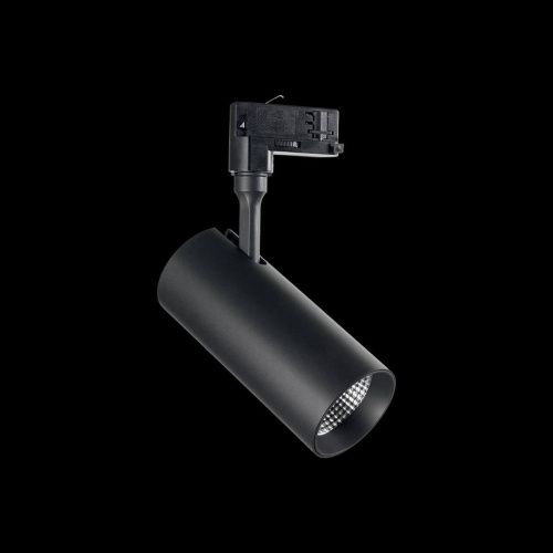 Трековый светодиодный светильник Ideal lux Smile (Смиле) Smile 20W Cri90 36 3000K Black - фото 3