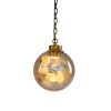Светильник подвесной Delight Collection Soap (Соап) KG1148P brass/amber