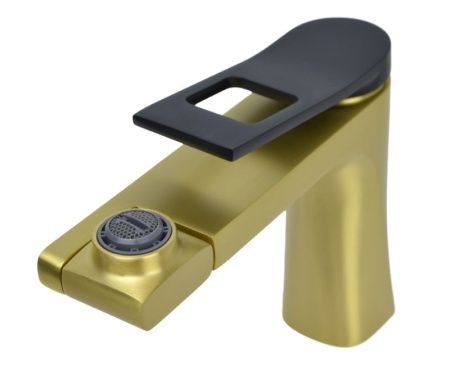 Смеситель Bronze de Luxe Element EL02XGB на раковину золото
