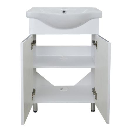 Тумба с раковиной Azario Стиль CS00070391 50х30 напольная цвет белый