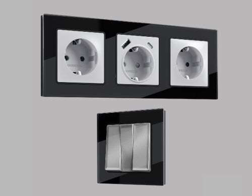 Рамка двухместная Ambrella Volt Platos (Платос) AF380802 - фото 3