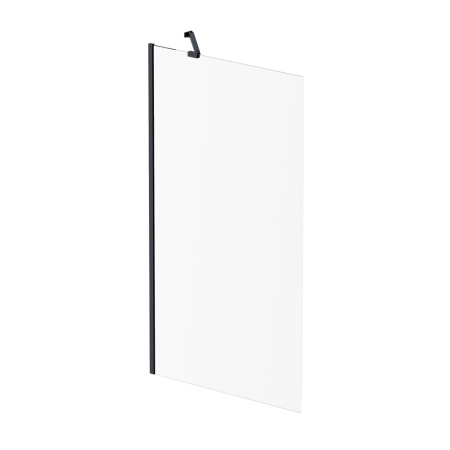 Душевая шторка на ванну Am.Pm Gem W90BS-080-140BT 80х140 стекло прозрачное профиль черный матовый ориентация универсальная