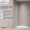 Душевой уголок RGW Stilvoll (Стилвол - На стиле) 353203000-11 100х100 стекло прозрачное профиль хром без поддона