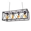 Люстра подвесная Lumina Deco Nortis (Нортис) LDP 11535-4 BK