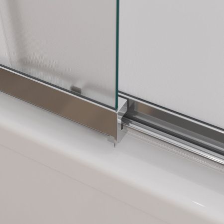 Душевая шторка на ванну Cezares SLIDER SLIDER-VF-11-100/150-P-Cr 100х150 стекло рифленое профиль хром ориентация универсальная
