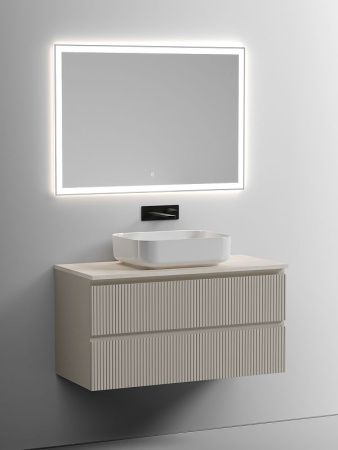 Тумба под раковину Sancos SNOB T SNT100CE 100х40 подвесная цвет бежевый