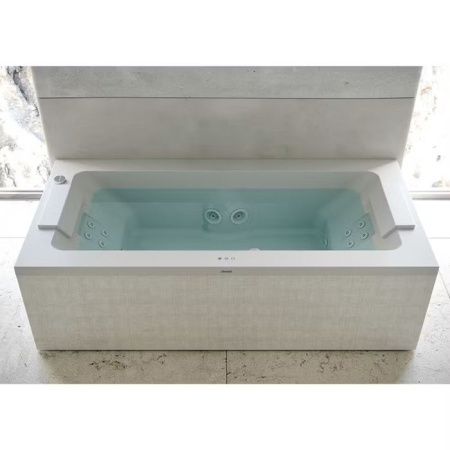 Ванна акриловая с гидромассажем Jacuzzi Sharp SHA301E0400 190х90 прямоугольная пристенная