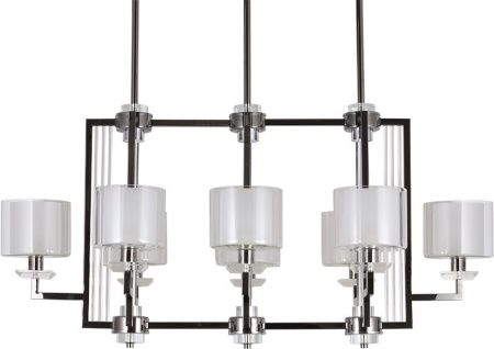 Люстра на штанге Newport 4400 4408/S black glossy