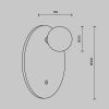 Светильник настенный Modelux MS.204.300 GD