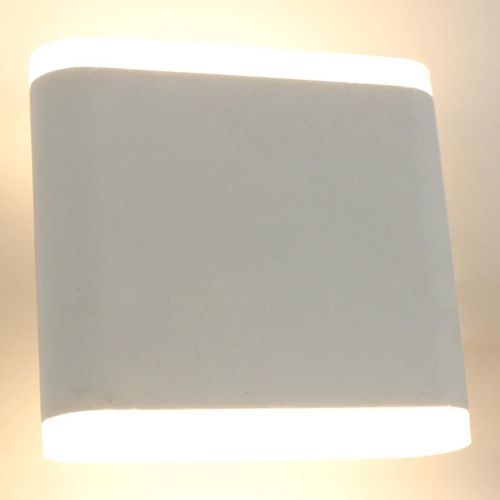Уличный настенный светодиодный светильник Arte Lamp Lingotto (Линготто) A8153AL-2WH - фото 2