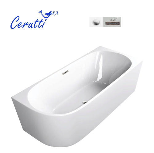Ванна акриловая Cerutti SPA CT10091 170х75 отдельностоящая асимметричная - фото 4