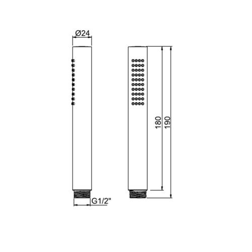 Душевая лейка Almar E082091.HB - фото 2