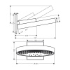 Верхний душ Hansgrohe Rainfinity 26234340 35х35 вороненая сталь