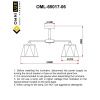 Люстра на штанге Omnilux Rapallo (Рапалло) OML-65017-06