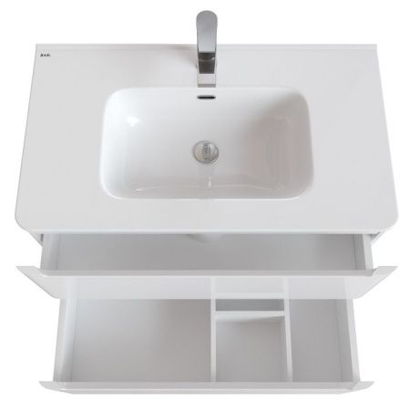 Тумба с раковиной Iddis Edifice EDI80WFi95K 80х50 напольная цвет белый