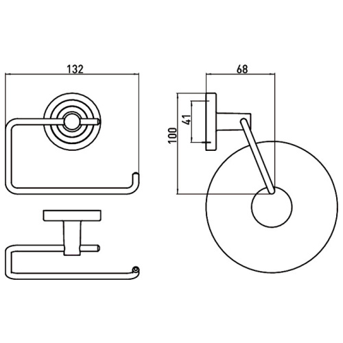 Бумагодержатель Emco Polo 0700 001 02 - фото 2