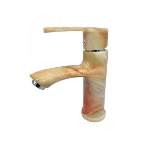 Смеситель Plstart PL1003-30 на раковину хром/мрамор - фото 2