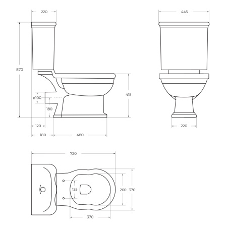 Унитаз напольный с бачком BelBagno BOHEME BB115CPR/BB115SC белый с сиденьем микролифт безободковый каскадный смыв