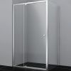 Душевой уголок Wasserkraft Aula 11P 11P17 100х80 стекло прозрачное профиль хром без поддона