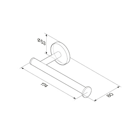 Бумагодержатель Am.Pm X-Joy A85A34100