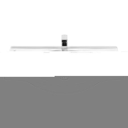 Раковина из сантехнического фарфора Santek Сенеж WH110265 90х50 накладная цвет белый