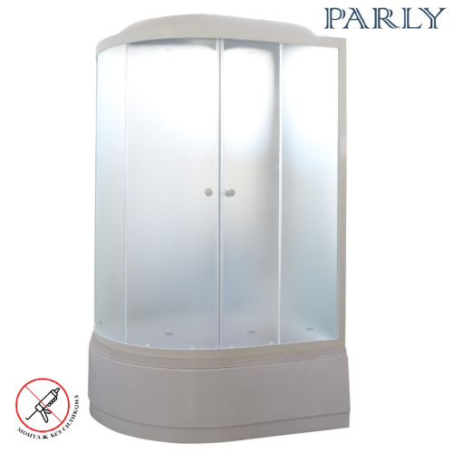 Душевая кабина Parly Effect EF1221R 120х80 асимметричная с крышей - фото 2