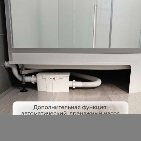 Душевая кабина AvaCan K K2010 100х100 прямоугольная с крышей ориентация универсальная