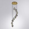 Люстра каскадная Arte Lamp Freddie (Фреддие) A2231SP-9PB