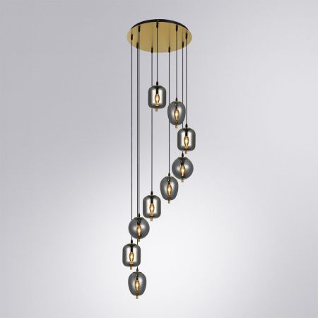 Люстра каскадная Arte Lamp Freddie (Фреддие) A2231SP-9PB
