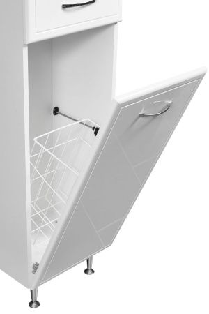 Шкаф-пенал Stella Polar Концепт SP-00000146 40х180 напольный цвет белый