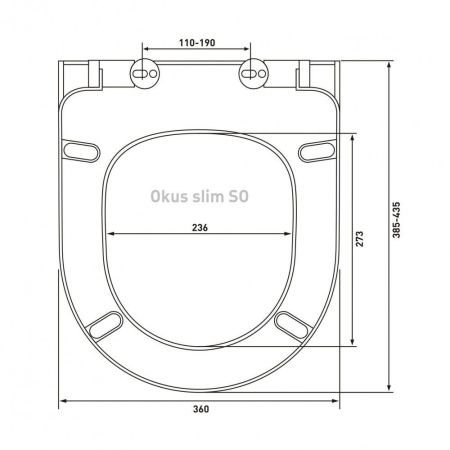 Крышка сиденье Vitra Universal 801-003-019