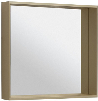 Зеркало в ванную Allen Brau Reality 1.32018.03 80х75 цвет латунь