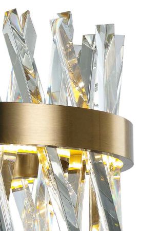 Светильник настенный Delight Collection Akasha (Акасха) MB18162246-250A light antique brass
