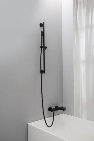 Душевой гарнитур Paffoni Life ZSAL135NO настенный черный