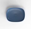 Раковина из искусственного камня Plumberia Selection Veloma VELOMA OVAL BDT 50х40 накладная цвет синий