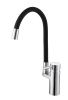 Смеситель для кухни D-Lin D157315-1 на мойку черный/хром