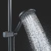 Душевая стойка Rose R3936H настенная цвет черный