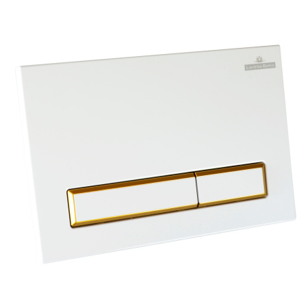 Клавиша смыва механическая Lavinia Boho RelFix 38050802 цвет белый/золото