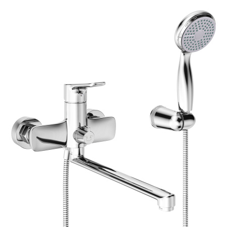 Смеситель для ванны LeMark Selena LM0851C настенный хром без термостата
